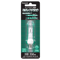 パナソニック ミニハロゲン電球 E11口金 150形 クリア 1個入り JD110V90WNPEW
