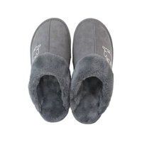 ストロング moz 北欧 ルームシューズ ボアカフス L グレー FCK823C-56-0003-39