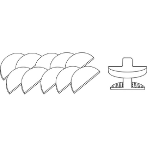 エレス エルズ ヒュミディファイアー ミニ用アロマパッド 10枚セット LSHUMIDIFIERMINI19PAD10P-イメージ1