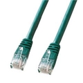 サンワサプライ エンハンスドカテゴリ5単線LANケーブル（3m） グリーン KB-T5T-03GN