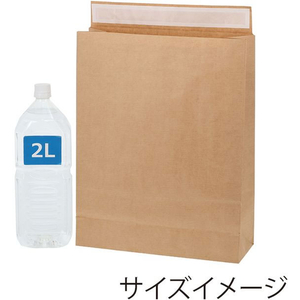ヘイコー 宅配袋 Eタイプ 未晒無地 L 50枚 FCE511U-4192640-イメージ6