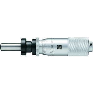 新潟精機 SK/マイクロメータヘッド 測定範囲0~15mm ナット付・クランプ付 15122575.50～150.01ナット付･クランプ付球面(SR4) FC262JM-3774759-イメージ1