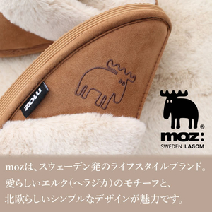 ストロング moz 北欧 ルームシューズ ボアカフス L ブラック FCK824C-56-0003-38-イメージ5