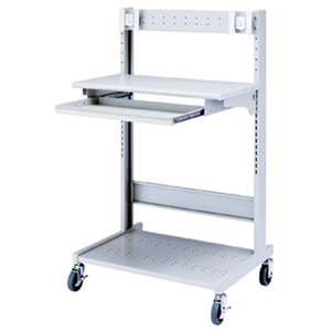 サンワサプライ 液晶モニタラック(W75．0×D57．8cm) ライトグレー RAC-LC750N-イメージ1