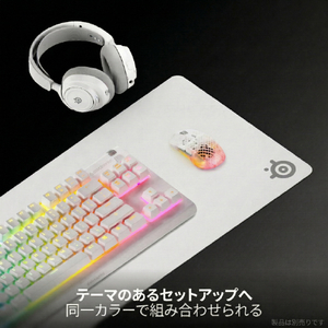 SteelSeries QcK Heavy XXL White 67504-イメージ6