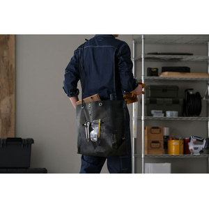 アイリスオーヤマ メッシュツールバッグ 幅60cm ブラック FCJ650V-TLB-M6047-イメージ5
