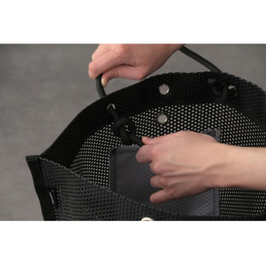 アイリスオーヤマ メッシュツールバッグ 幅60cm ブラック FCJ650V-TLB-M6047-イメージ6