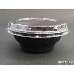 中央化学 どんぶり容器 SD 咲き丼 M15 BK 身 50枚 FCG830W-00453586-イメージ5