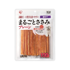 アイリスオーヤマ まるごとささみジャーキー 細切り プレーン 100g FC551TB-P-IJ-HSE100-イメージ1