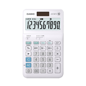 カシオ W税率電卓 JW-100TC-N-イメージ1