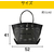アイリスオーヤマ メッシュツールバッグ 幅52cm ブラック FCJ651V-TLB-M5241-イメージ2