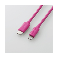 エレコム USB-C to Lightningケーブル(1．5m) ピンク MPA-CL15XPN