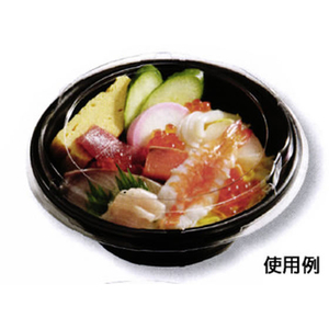 中央化学 どんぶり容器 SD 咲き丼 M17 BK 身 50枚 FCG831W-00453587-イメージ4