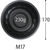 中央化学 どんぶり容器 SD 咲き丼 M17 BK 身 50枚 FCG831W-00453587-イメージ2