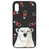 Dparks iPhone XR用Spirit case 白熊とコーラ DS14839I61