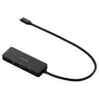 エレコム USB Type-C(TM)ハブ+1機能(HDMI(R)ポート付き) ブラック U3H-MH3006BBK