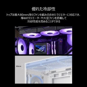 ASUS ミドルタワー型PCケース ホワイト ASUS/A31/WH-イメージ14
