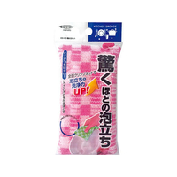 まめいた キッチンスポンジ 極め泡ネット ピンク FCJ731P-KB-445P