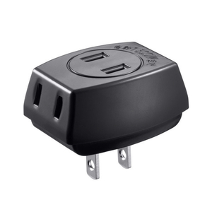 サンワサプライ トリプルタップ ブラック TAP-AC3BKN2 サンワサプライ トリプルタップ ブラック TAP-AC3BKN2