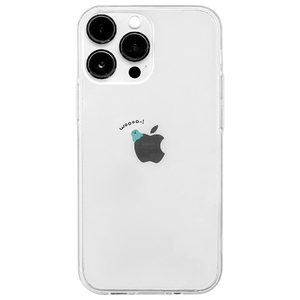 168cm 16823839I14P iPhone 14 Pro用ソフトクリアケース つる
