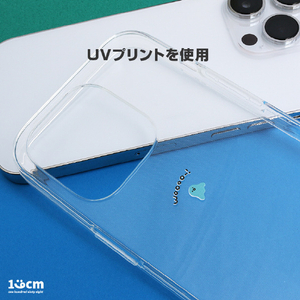 168cm iPhone 14 Pro用ソフトクリアケース つるすべミントちゃん 16823839I14P-イメージ7