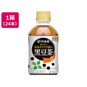 伊藤園 おいしく大豆イソフラボン黒豆茶275mL×24本 FC686TF-イメージ1