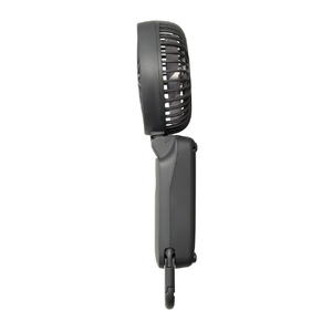 リズム DCブラシレスモーター 卓上扇風機 RHYTHM Silky Wind Mobile 3.2 ダークグレー 9ZF040RH82-イメージ3