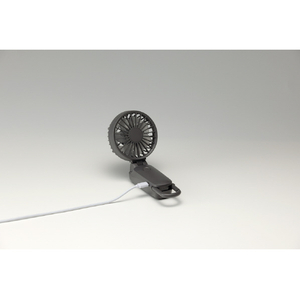 リズム DCブラシレスモーター 卓上扇風機 RHYTHM Silky Wind Mobile 3.2 ダークグレー 9ZF040RH82-イメージ5