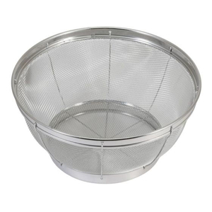 リバティーコーポレーション ステンレス製 キッチンザル 25cm 足付 FCE375W-LD-400-イメージ1