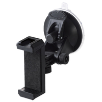 エレコム スマートフォン用ホルダー/吸盤固定タイプ ブラック P-STSRSUBK