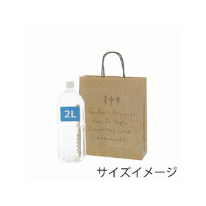 シモジマ 紙袋 25チャームバッグ S ナテュールG 50枚 FCN4263-003264511-イメージ5