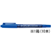 ゼブラ マッキー 極細 青 10本 1箱(10本) F844727-MO-120-MC-BL
