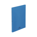 リヒトラブ クリヤーブックフラット AQUA DROPs A4 20ポケット 青 F215530-N-5061-8