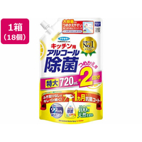 フマキラー フマキラーキッチン用アルコール除菌 つめかえ用 720mL×18個 FC777NW