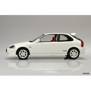 アオシマ 1/24 EK9 シビック タイプR 1997 チャンピオンシップ ホワイト 09CWEK9ｼﾋﾞﾂｸﾀｲﾌRCPﾎﾜｲﾄﾟ-イメージ4