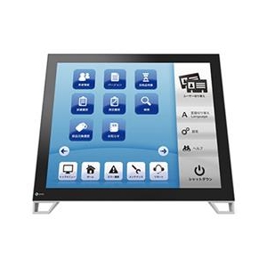EIZO 19．0型タッチパネル装着 液晶ディスプレイ(レイドバックスタンド) DuraVision セレーングレイ FDS1921T-L-イメージ1