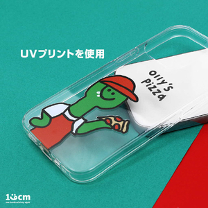 168cm iPhone 14 Pro用ソフトクリアケース Ollys Pizza 16823841I14P-イメージ7