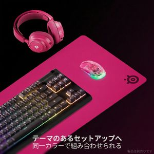 SteelSeries QcK Heavy XXL Magenta 67505-イメージ6
