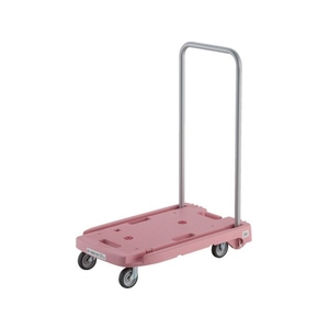 トラスコ中山 TRUSCO 樹脂台車 こまわり君 省音G車輪  ピンク FC140GZ-8186977-イメージ1