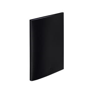 リヒトラブ クリヤーブックフラット AQUA DROPs A4 20ポケット 黒 F215531-N-5061-24-イメージ1