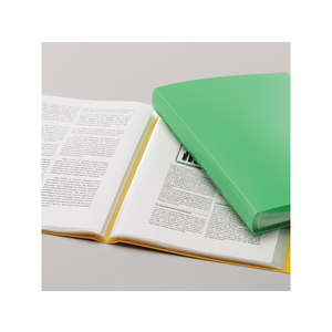 リヒトラブ クリヤーブックフラット AQUA DROPs A4 20ポケット 黒 F215531-N-5061-24-イメージ3