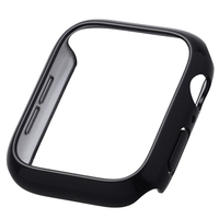 エレコム Apple Watch SE (第2世代)/SE/Series 6/5/4(44mm)用ハードバンパー メタリック ブラック AW-23DBPPMBK