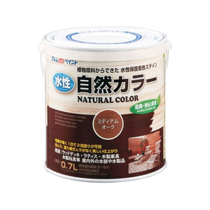 アトムサポート 水性アトム自然カラー 0.7L ミディアムオーク FCB172H-イメージ1