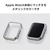 エレコム Apple Watch SE (第2世代)/SE/Series 6/5/4(44mm)用ハードバンパー メタリック シルバー AW-23DBPPMSV-イメージ4