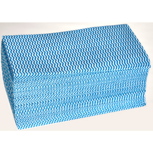 トラスコ カウンタークロス ３０ｘ６０ｃｍ ブルー レーヨン１００％ １００枚入 KKL-B-イメージ3