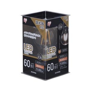 アイリスオーヤマ LED電球 E26口金 全光束810m(7．0W一般電球タイプ) 電球色相当 1個入り LDA7L-G/D-FC-イメージ1