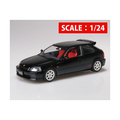 アオシマ 1/24 EK9 シビック タイプR 1997 スターライトブラックパール 09SBEK9ｼﾋﾞﾂｸﾀｲﾌRSLﾌﾞﾗﾂｸP