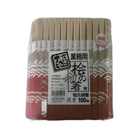 やなぎプロダクツ 和さびや 桧元禄箸 約21cm 100膳入 FC868SJ
