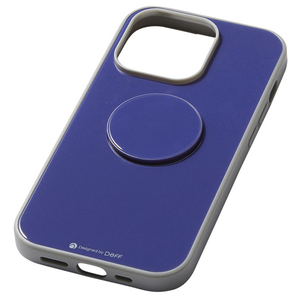 ディーフ iPhone 14 Pro用ハイブリッドケース Etanze 金青 DCS-IPE22MPNV-イメージ1
