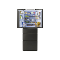 アイリスオーヤマ IRSN-FX43A-H 【フレンチドア】428L 5ドア冷蔵庫